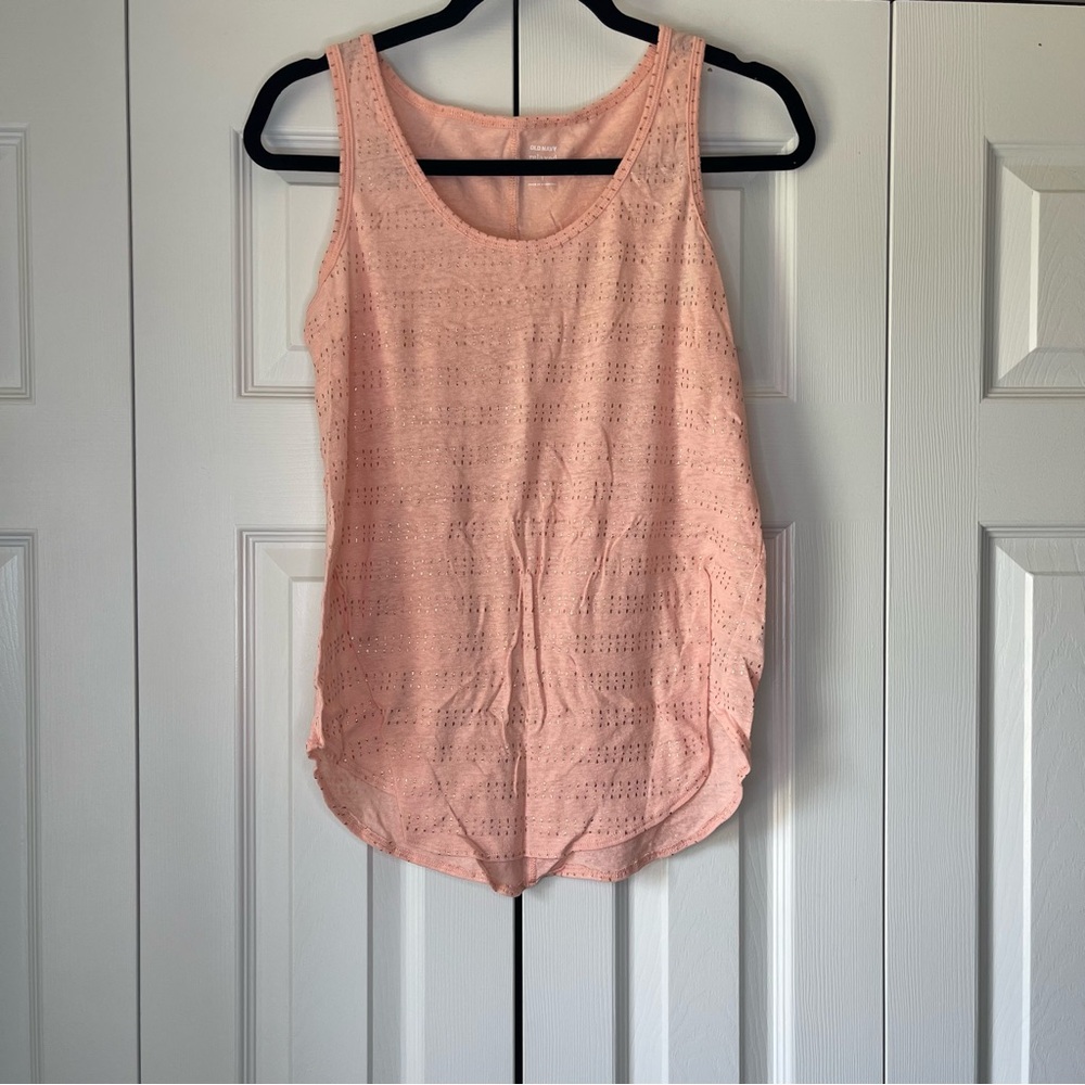 Old Navy Orange Pink Sleeveless Tank Top